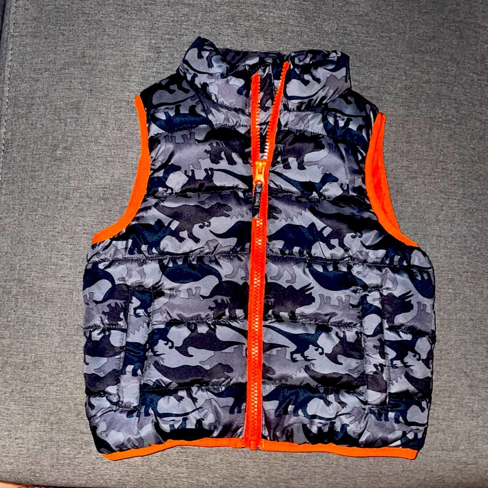 Boys 2T Dinosaur vest